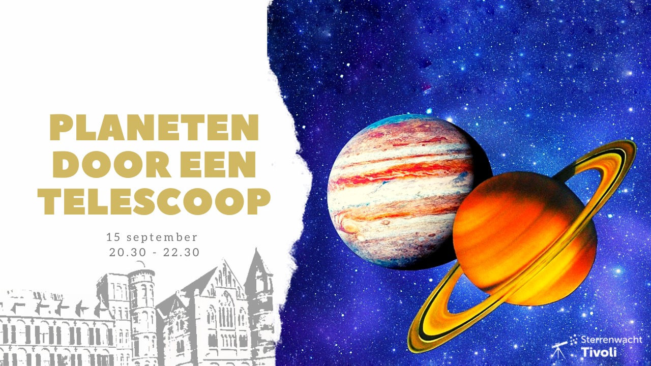 Planeten door een telescoop